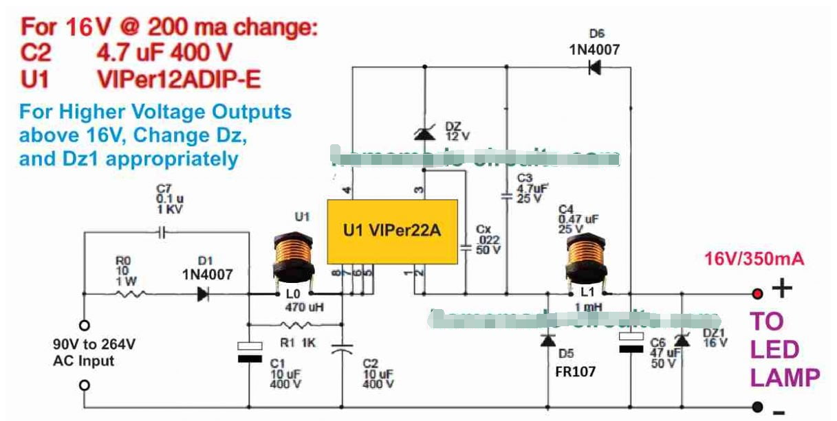 led灯测试仪原理图