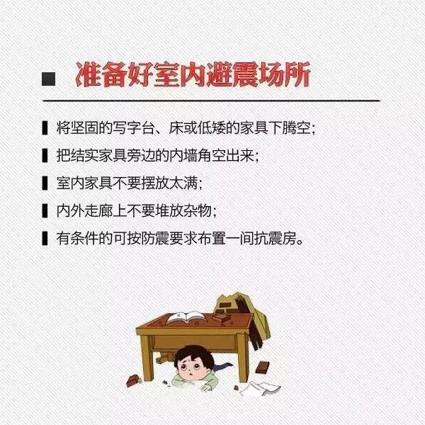 遇到地震怎么办？牢记四个动作